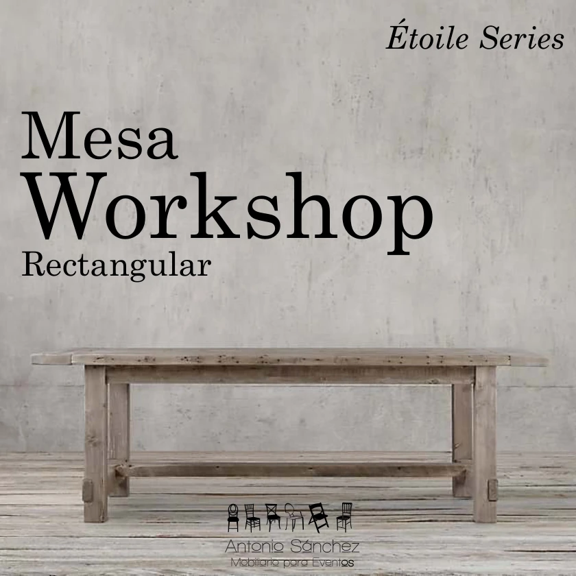 Primera página del brochure: Mesa Workshop