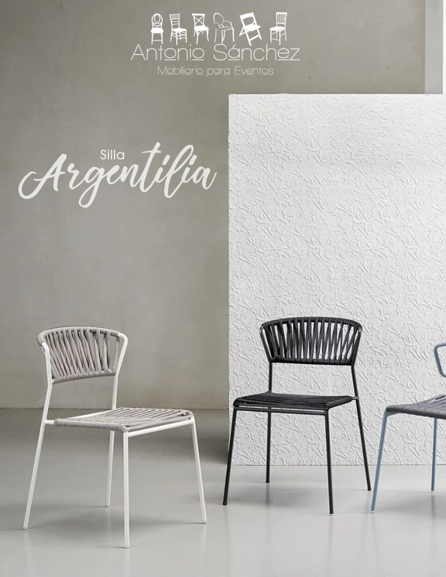 Primera página del brochure: Silla Argentilia