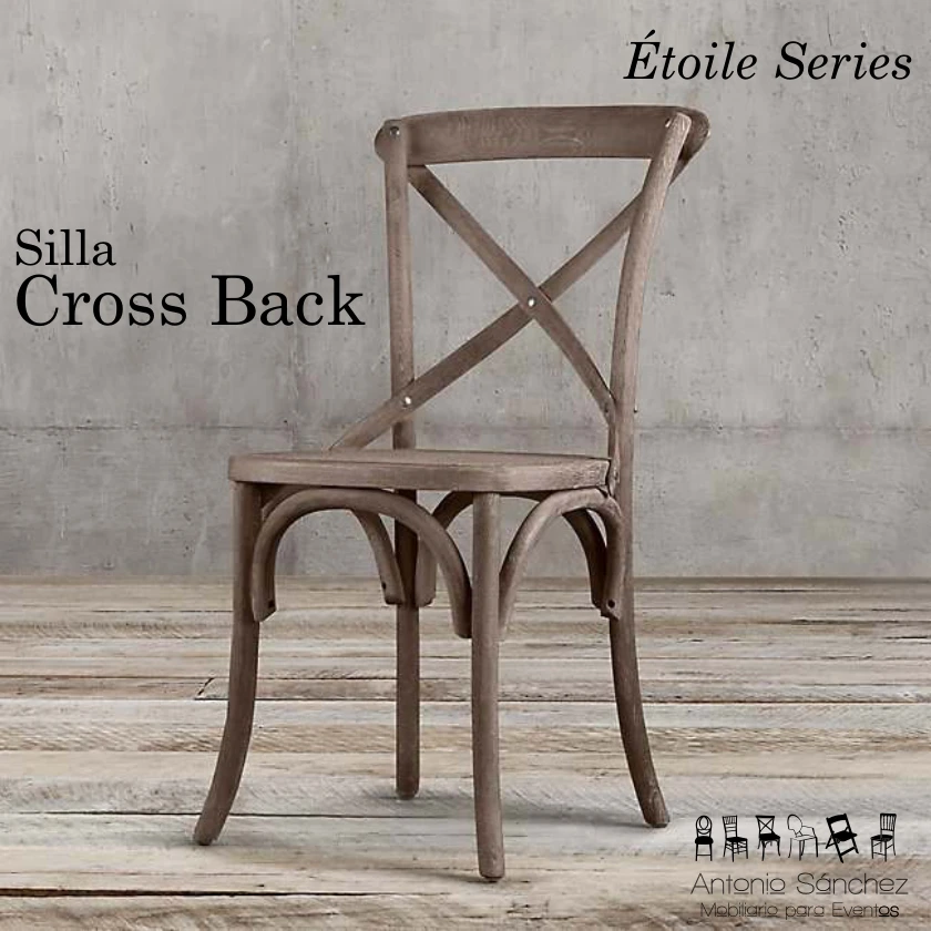 Primera página del brochure: Silla Crossback