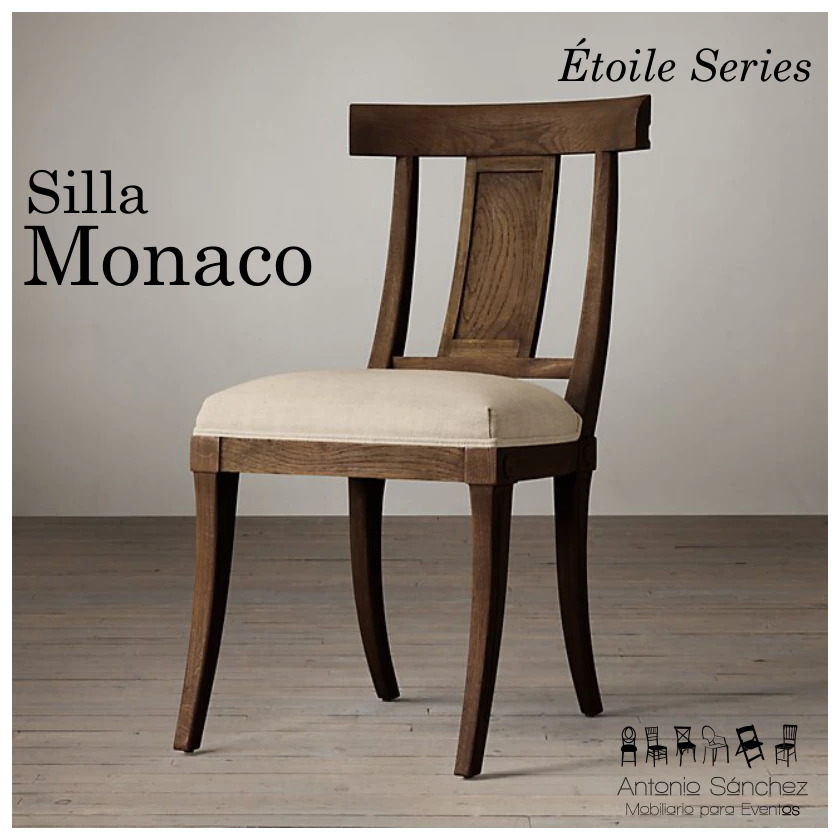 Primera página del brochure: Silla Monaco