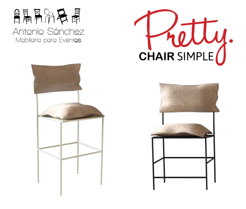 Primera página del brochure: Silla Pretty