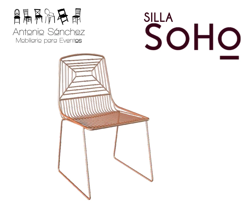 Primera página del brochure: Silla Soho