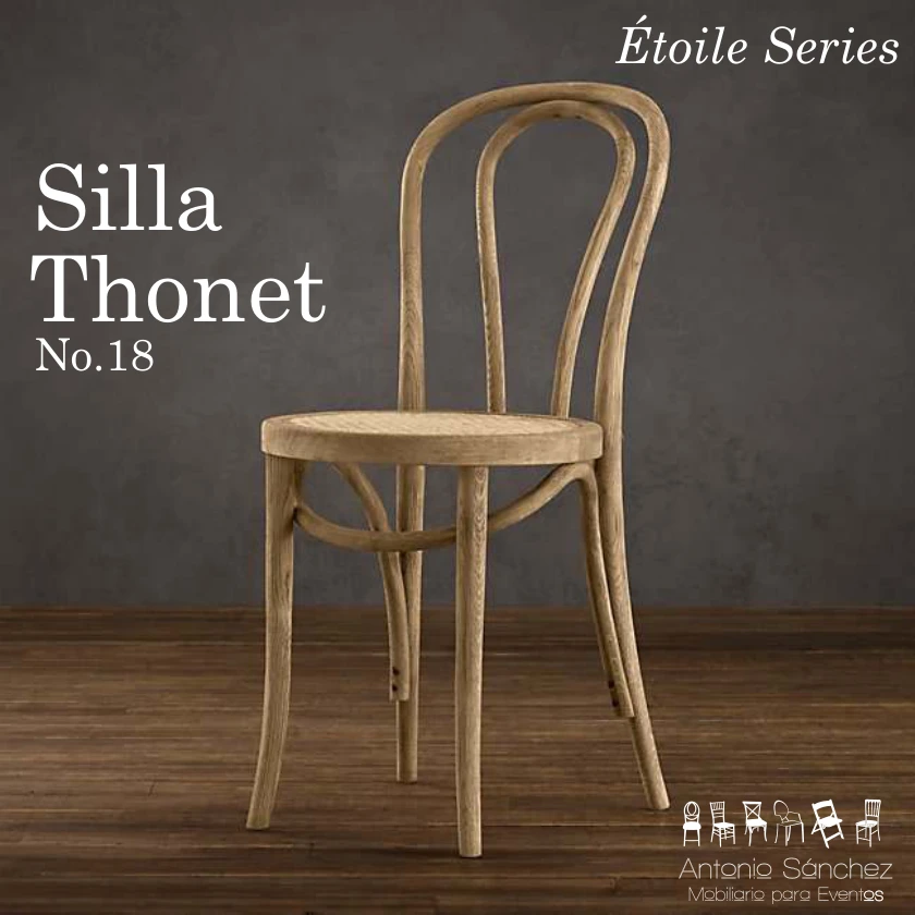 Primera página del brochure: Silla Thonet #18