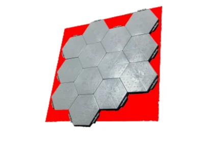 Piso Hexagonal · Accesorios
