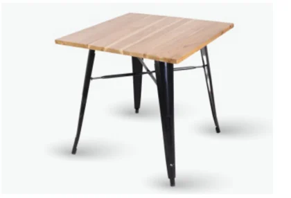 Tolix Square · Mesas Elite de madera