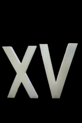 Letras XV Gde · Rotomoldeo