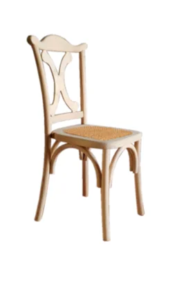 X · Sillas de madera